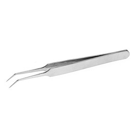 ZJchao Eliminar acné espinilla y Comedones Extractor del acné Acero Inoxidable Recto/Curvo Set de Pinzas Profesional Remover Manchas Faciales Herramienta