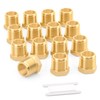 GASHER Brass 1/4" BSP Male Outer Hex Thread Socket Pipe
