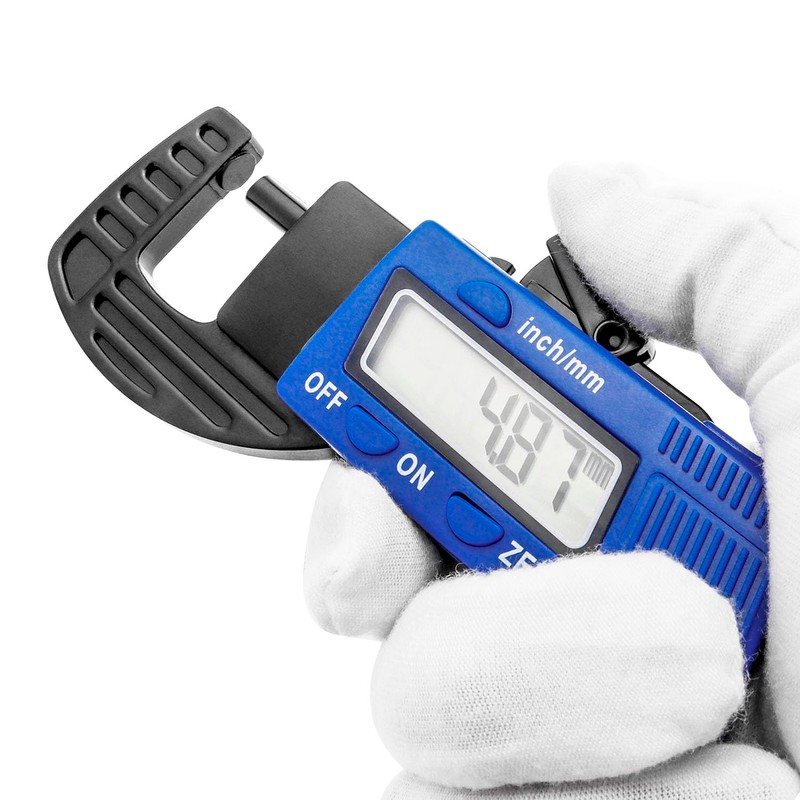 Gasea 0-12mm Digital Thickness Gauge Meter Tester Micrometer Range Caliper