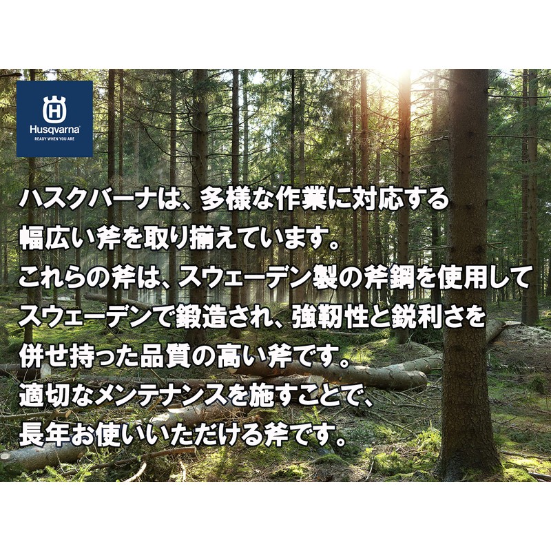 Husqvarna 19" Wooden Carpenter's Axe