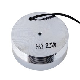 Vibration Speaker, Resonant Qillu Vibration Speaker, Compact Lightweight Bass Vibration, Hornplane, Computer, Laptop, Resonant Speaker, 360° Frequency Transmission, Strong Bass, Dynamic Type, 2" (8Ω 20W) Switch
