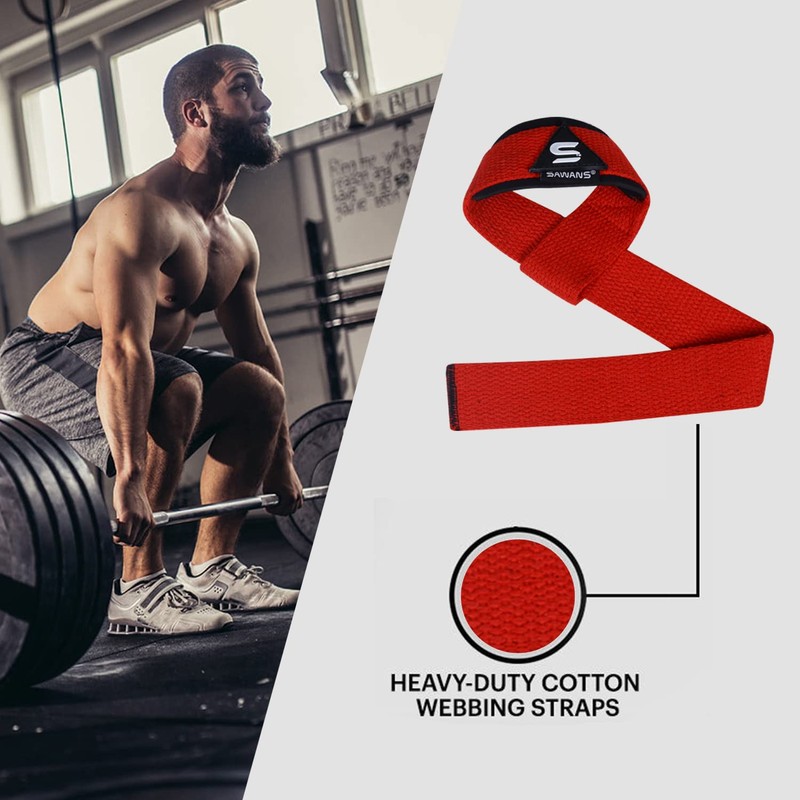 Weight Lifting Straps Grip Lifts Men Women Gym Straps Neoprene