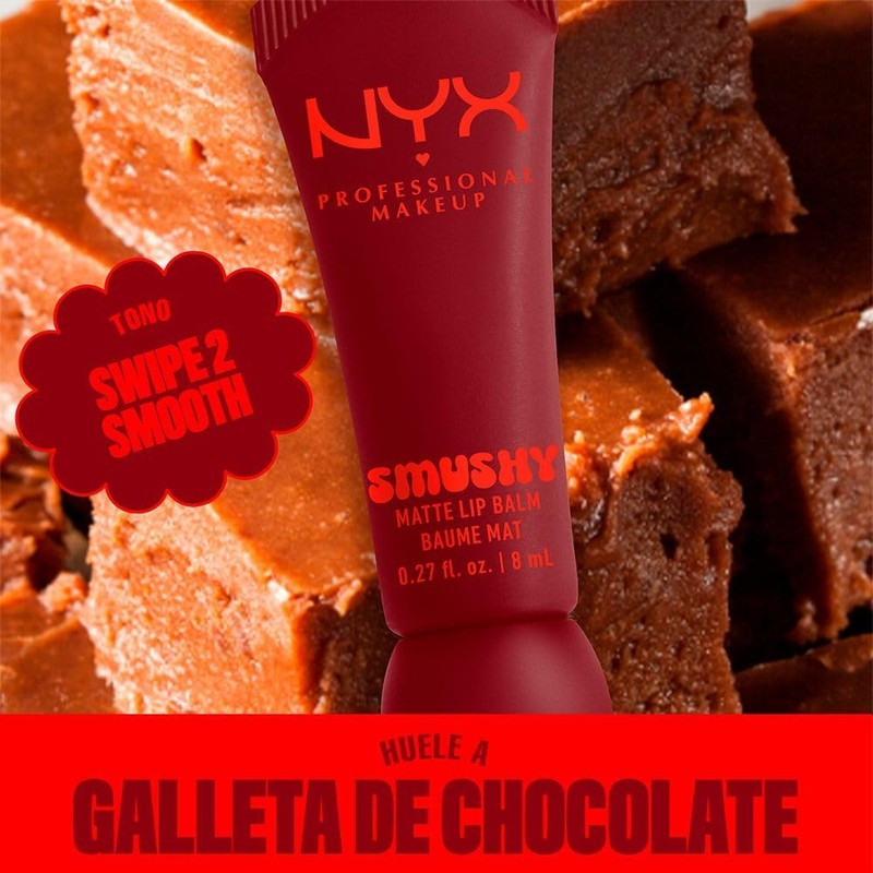 NYX Professional Makeup, Smushy Bálsamo de Labios Matte - Tono