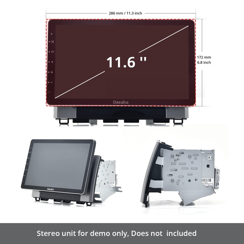 Dasaita 2Din Dash Kit for Toyota Tundra 2014-2021 w/Metal Brackets