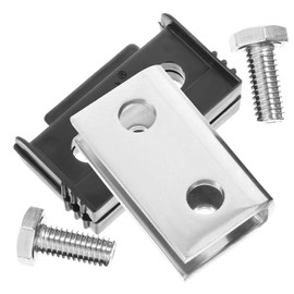 TEHAUX Sliding Window Lock Stopper Security Device for Low Track Windows No Drilling Required for Ventilation and Cleaning Strong and Sturdy Protection for Home Safety