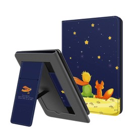OLAIKE Hülle für 6,8" Kindle Paperwhite 11. Generation 2021 und Signature Edition (Modell Nr. M2L3EK/ M2L4EK) - Mit Auto Wake/Sleep, Standetui mit Handschlaufe, Der Junge und der Fuchs