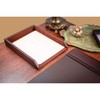 Dacasso Chocolate Brown Leather Letter Tray