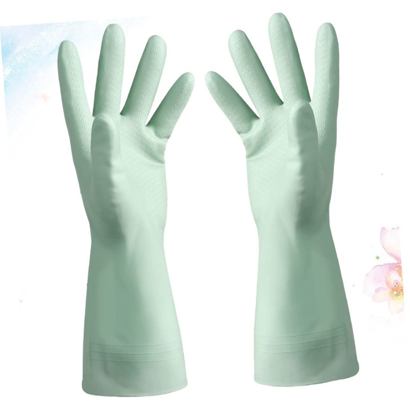 ORFOFE 1Pair Cleaning Gloves Durable Dishwashing Mittens for Home Use