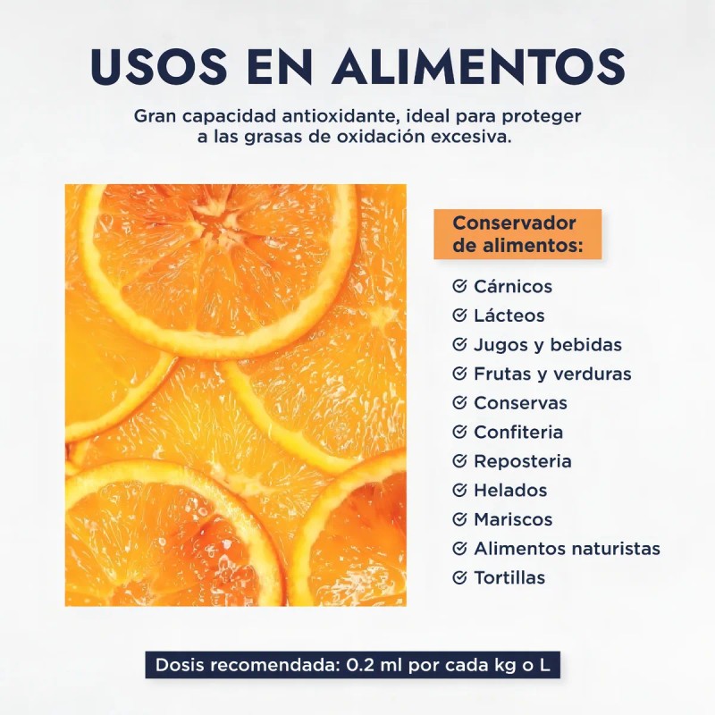 Citrol K Conservador cosmetico a base de extractos Cítricos Kosher,