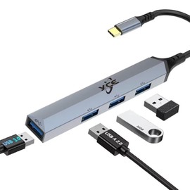 YCBUENO USB C Docking Station 4 in 1 USB C Hub Multiport Adapter Laptop Docking Station with 1 USB 3.0, 3 USB 2.0 for MacBook, Dell, Thinkpad, HP