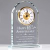 YWHL 65th Wedding Anniversary Quartz Clock Gifts for Parents Grandparents,