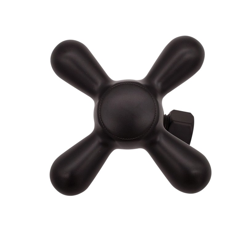 Westbrass 1/4-Turn Cross Handle Angle Stop, 1/2" IPS x 3/8"