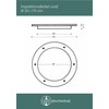 New Marine Inspektionsdeckel rund Grau Ø 125/172 mm