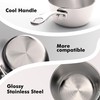 Macevia Mini Sauce Pan, 18/8 Stainless Steel Butter Warmer Kitchen