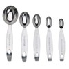 Cuisipro Stainless Steel Measuring Spoon Set Silver, Standard