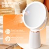 Auxmir Makeup Mirror with Lights, Double Sided 30X/1X Magnifying Mirror,