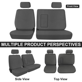 Front Seat Cover Replace for 1992-1998 Toyota T100 Regular/XCab 60/40 Split