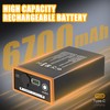 2 Pack 6700mAh Battery Pack Compatible with Moultrie Edge Cellular