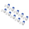 50PCS RJ45 Cat5e Unshielded Network Module 180 Degree Punch Free