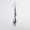 Gothic Vine Wrapped Executioner's Axe Medieval Renaissance Dangle Earrings