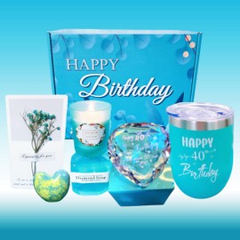 40th Birthday Gifts Women, Happy 40th Birthday Gifts for Women Her,40th Birthday Gift Ideas, 40 Year Old Birthday Gifts for Women, Gift Idea for 40 Year Old Woman, Mother, Sister, Wife, Aunt