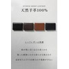 RATOM Men's Business Card Holder, Genuine Leather (Natural Sheep Leather,