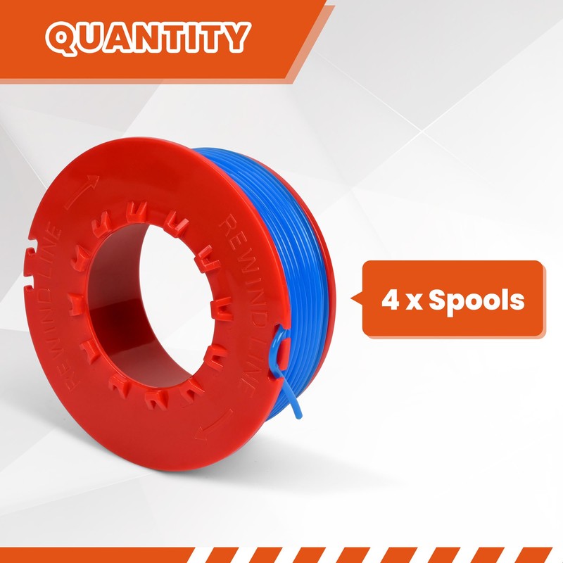 Flaveano Strimmer Wire for Flymo Mini Trim Trimmers, 4 Replacment