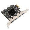 PCIE to USB Expansion Card, 4 USB 3.0 Ports, 5