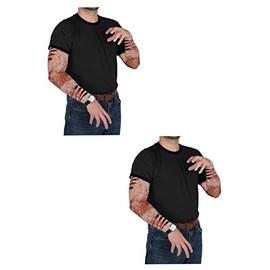 Beistle , 2 Pairs Zombie Bite Party Sleeves, One Size Fits Most
