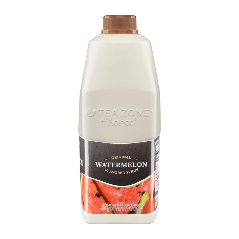 Tea Zone J1091 64 fl. oz Watermelon Syrup for Tea,