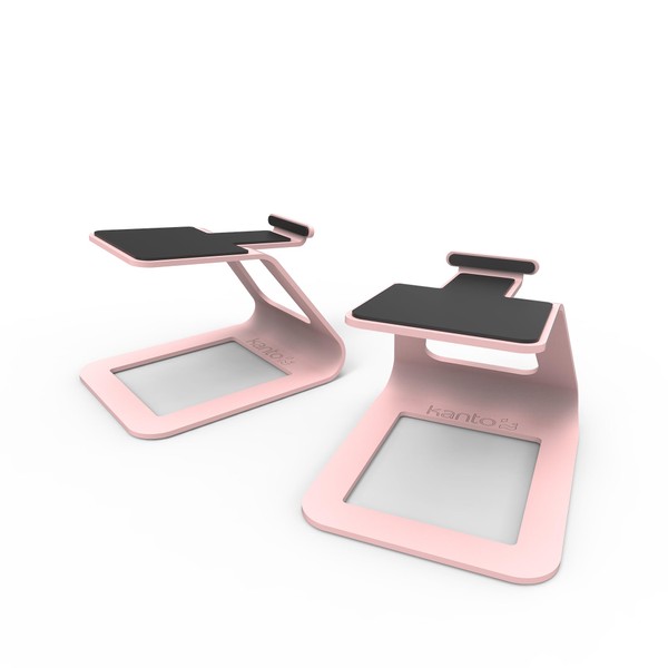 Kanto SE2P Elevated Desktop Speaker Stands for Small Speakers &