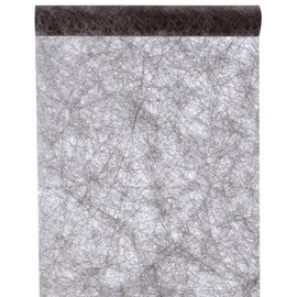 Santex SN3586/11 Table Runner, Polyester, Black, 30 cm x 5 m