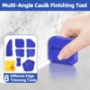 25 PCS Caulking Tool Kit, Caulk Remover, Grout Scraper &