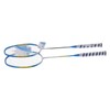 2 Player Badminton Racquets Set Lightweight Full Carbon Double Rackets