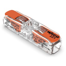 WAGO 221-2411 Wire Connectors, Lever Nuts Connector, Electrical Wire Conectors Assortment Pack, Inline Splicing Conector with Case (10)