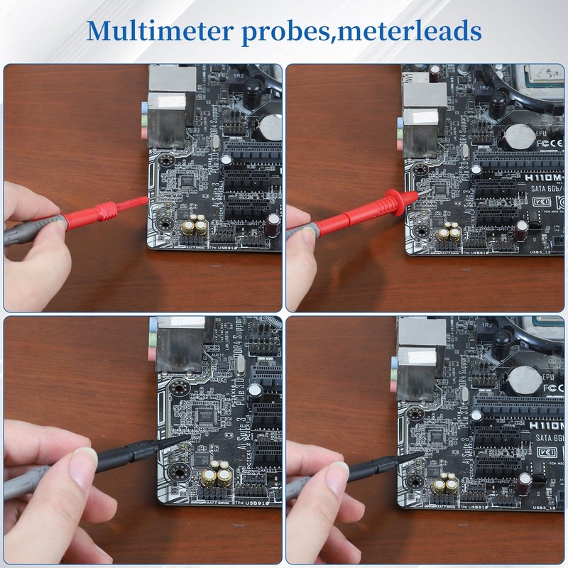 27-Piece Multimeter Test Leads Probes kit，multimeter Probes,Multimeter Leads Test Tweezers