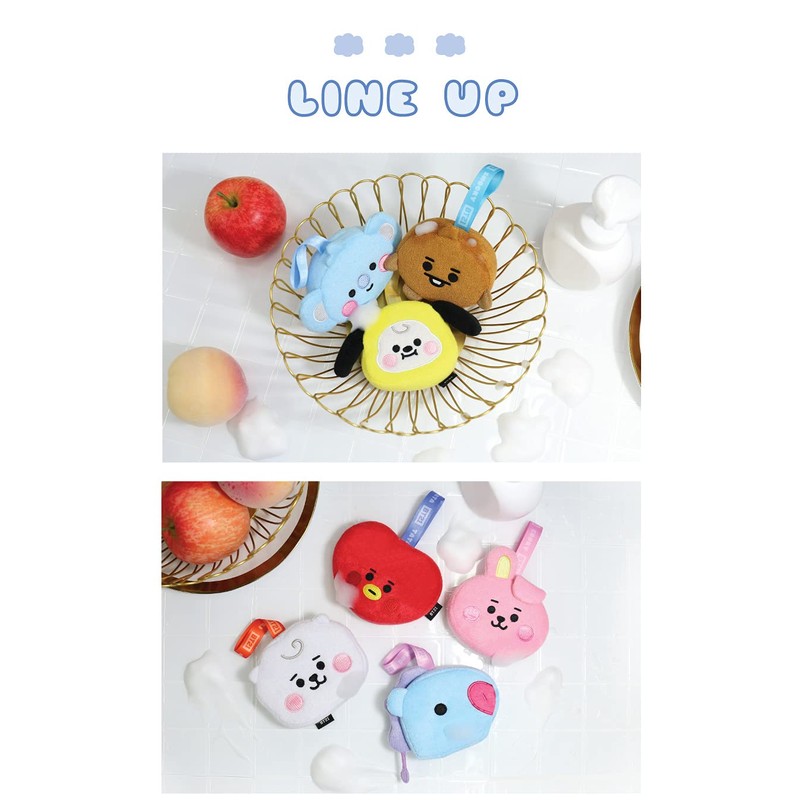 Solomon Shoji BT21 Shower Sponge SHOWER BALL (RJ) BT21-BSB-RJ