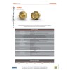 HAWKE 476/3/4NPT/M20 Exd Brass Nickel Plated Adaptor 3/4" NPT Male