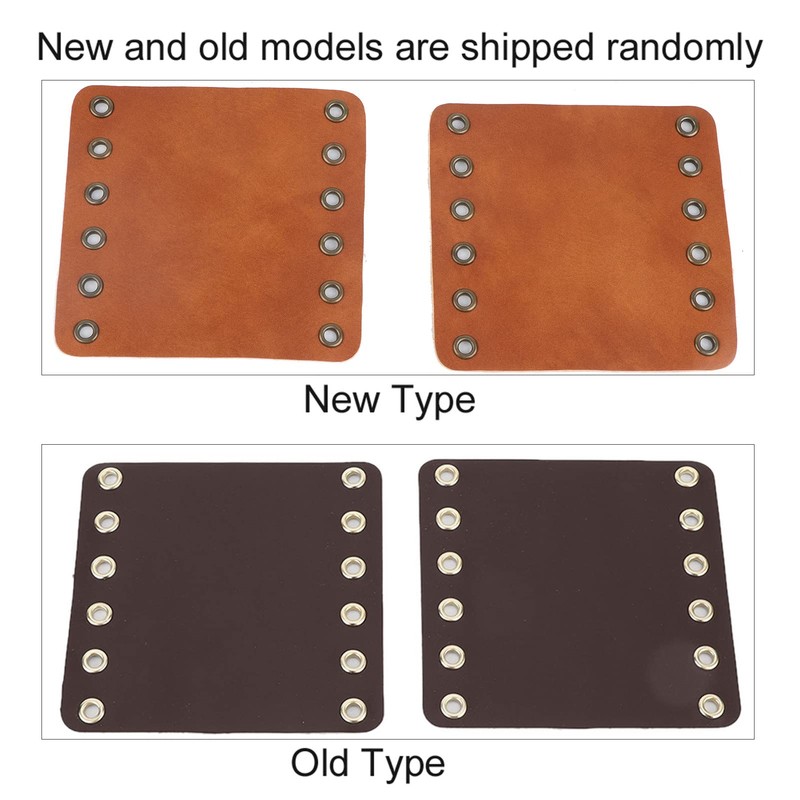 Motorcycle Handlebar Grip Cover, 1 Pair Motorcycle Leather Handlebar Hand