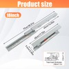 Undermount Drawer Slide Bottom Mount Pull Out Shelf Slides Full