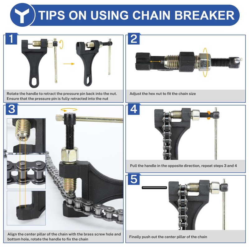 YOXUFA 420 Chain Compatible with Predator 212 Coleman CT200U CT200U-EX