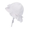 Sterntaler Unisex Children's Linen Children's Hat, White, 41 EU
