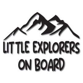 Yoonek Graphics Little Explorers on Board Baby On Board, 651 SKU #F091-6" x 7.7"