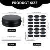 Zubebe 100 Pack 1 oz Metal Tins with Lids Bulk