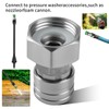 DZQPPC Garden Hose to Pressure Washer Adapter for 3/4" GHT
