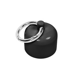 Poemtian Ring Box with Travel Keychain,Small Travel Jewelry Case,Portable Traveling Jewelry Holder,Mini Round Jewelry Box, Travel Jewelry Organizer for Earrings, Necklaces and Bracelets