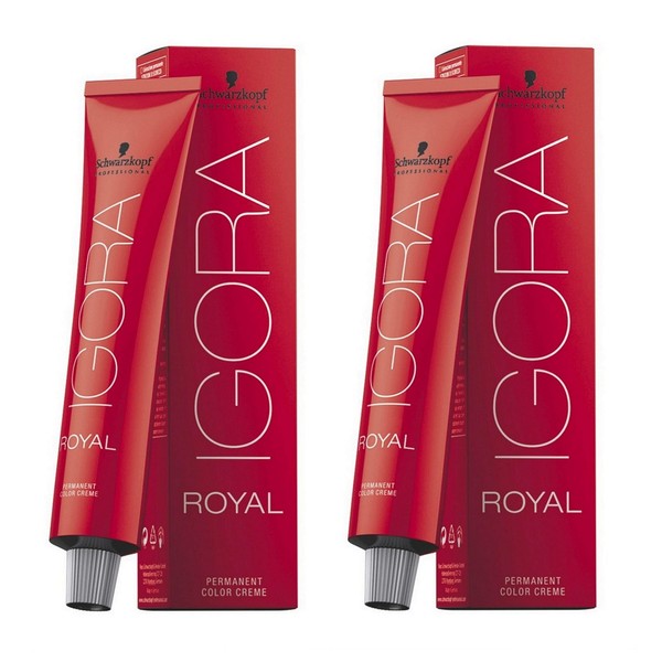 Schwarzkopf Igora Royal 7 – 57 Medium Blonde Gold Copper 60ml 2er Pack