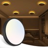 zemty 7 Inch Flush Mount Ceiling Light Fixture with Night