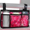 Wheelchair Storage Bag, Armrest Bag with Cup Holder and Reflective