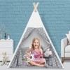 wilwolfer Kids Teepee Tent for Girls or Boys with Carry